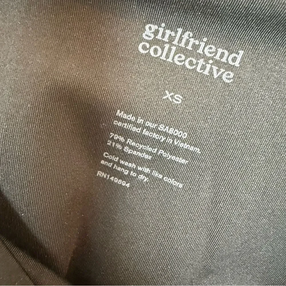 Girlfriend Collective Black Leggings